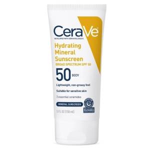CeraVe Hydrating Mineral Sunscreen SPF 50 150ml