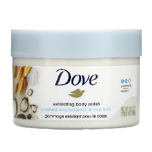 Dove Exfoliating Body Polish (crushed macadamia & rice milk)